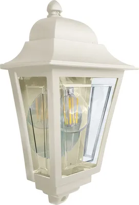 Produktbild von Außenwandleuchte Aluminium E27 IP44 Creme Rustikal Außenlampe Wand