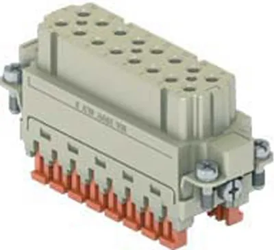 Produktbild von CSAHF 16 N I.L.M.E. Ilme CSAH-SQUICH Buchseneinsatz (F) Käfigzugfederanschluss, 16-polig+PE 250V, 16A - 1 Stück