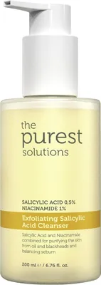 Produktbild von The Purest Solutions Exfolierende Salicylsäure Reiniger - Gesichtsreiniger (0,5% Salicylsäure & 1% Niacinamid) - Für fettige Haut/Mischhaut