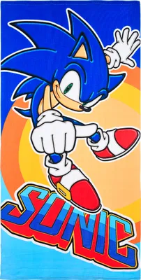 Immagine prodotto di Sonic The Hedgehog asciugamano bambini telo mare ragazzi telo bagno