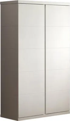 Produktbild von Kleiderschrank Karima 110x57x205 Kinderzimmerschrank 2-türig MDF Weiß
