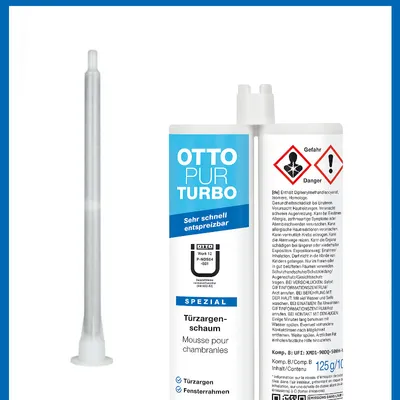 Produktbild von Otto Chemie Ottopur Turbo Türzargenschaum 2k PolyurethanKartuschenschaum Fensterschaum