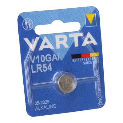 Zdjęcie produktu dla Varta 04274, Jednorazowa bateria, LR54, Alkaliczny, 1,5 V, 1 szt., Metaliczny