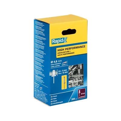 Immagine prodotto di RAPID - Graffe - 4,8 x 16 mm Alu ALU - Schachtel mit 300