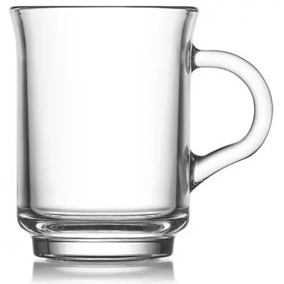 Produktbild von Glas Henkel Glas Henkelbecher klar Longdrink Gläser Trinkgläser 6er Pack 250ml