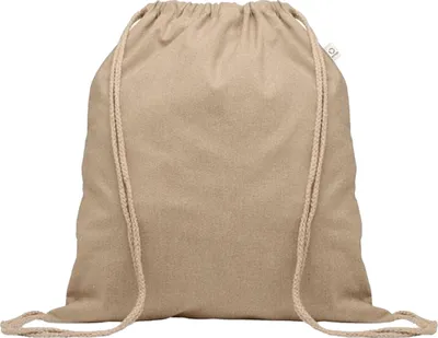 Produktbild von MidOcean - Turnbeutel "Cabetri Colour", Recycelte Baumwolle MO625 (Einheitsgröße) (Khaki-Braun)