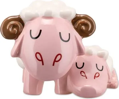 Obrázek produktu pro Alessi - Happy Eternity Baby, ovečka, ručně dekorovaný porcelán