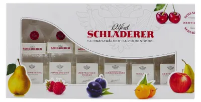 Immagine prodotto di Schladerer Acquavite di frutta Confezione degustazione 42% vol. 6 x 0,03 l