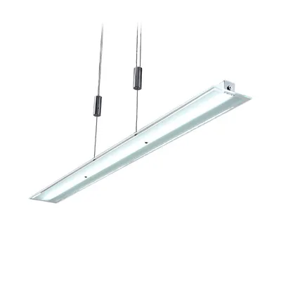 Produktbild von Lindby LED-Pendelleuchte Sladja, chrom, Glas, Touchdimmer