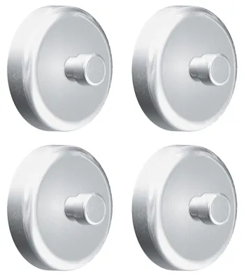 Montagemagnete für Spender, 4er-Pack, 3,8 cm, weiß
