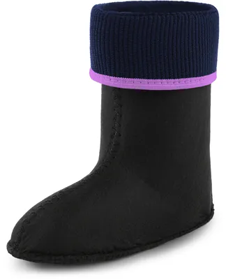 Produktbild von Ladeheid Kinder Mädchen Jungen Wärmende Stiefelsocken für Gummistiefel Innenschuh KL058 (Violett, 23 EU)