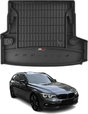 Image de OMAC Bac de coffre en caoutchouc pour BMW Série 3 F31 Touring 2011-2019 Bac de coffre en TPE