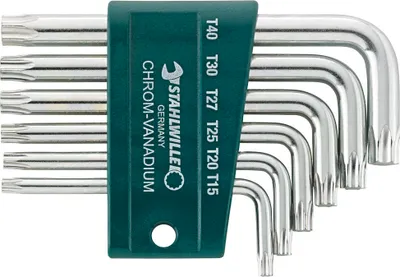 Produktbild von STAHLWILLE Winkelschraubendreher-Satz 10766/6 Bereich T15-T40 6 St.