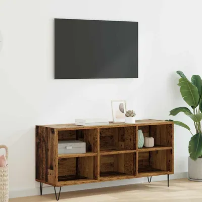 Obrázek produktu pro Maison Exclusive – Televizní skříňky, rozměry 103,5 x 30 x 50 cm, materiál: recyklované dřevo a dřevovláknité desky