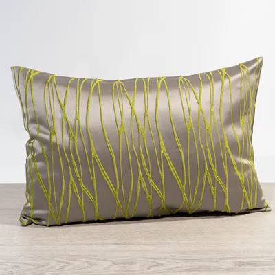 Produktbild von rechteckige Kissen von Lysel - grün Obella 40x60, reines Polyester Dekokissen rechteckig