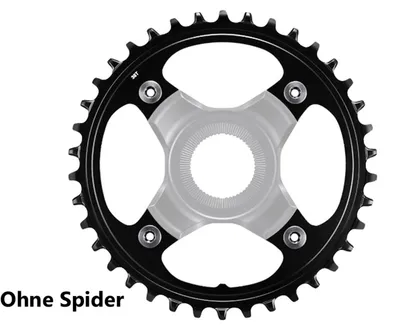 Produktbild von Shimano E-Bike Kettenblatt Steps E8000 38t SM-CRE80/SM-CRE80-B schwarz