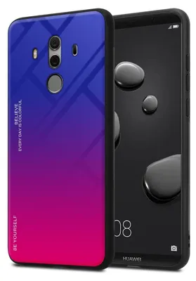 Produktbild von Cadorabo Hülle für Huawei MATE 10 PRO Schutz Hülle in Schwarz Handyhülle TPU Etui Cover Case Tempered Glas