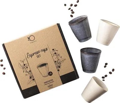 Immagine prodotto di Set di tazzine da caffè in Vetroceramica fatto a mano