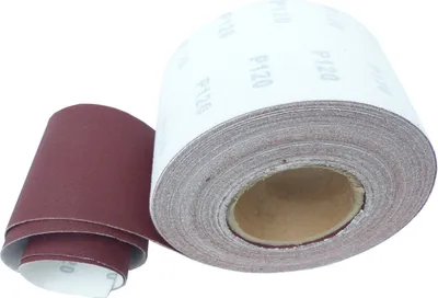 Produktbild von 25m KLETT -  Schleifpapier Rolle 93mm x 25m Korn P100 Schleifband Schleifrolle Rollenschleifpapier Schleifpapierstreifen Sandpapier BOHRFUX
