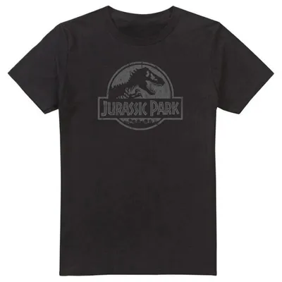 Immagine prodotto di Jurassic Park - Maglietta con logo da uomo TV2143 (XL) (Nero)