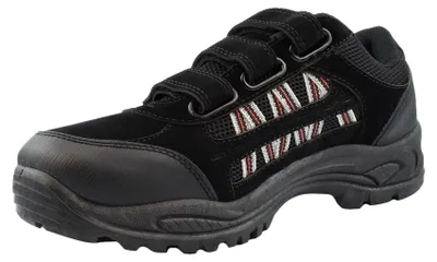 Image de Dek Hommes Ascend Chaussures de randonnée / Chaussures de marche / Bottes de marche avec Velcro DF143 (11 UK/45,5 EU) (Noir)