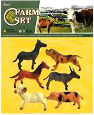 Produktbild von Tierfiguren - Landtiere - SET von 6 Stück 3433