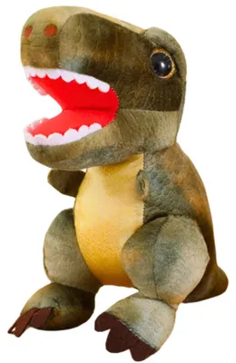 Produktbild von Lean Plüsch Maskottchen Dinosaurier Zum Knuddeln Mit Strukturierter Haut Grün 32Cm