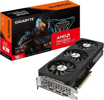 Produktbild von Gigabyte GV-R76XTGAMING OC-16GD Radeon RX 7600 XT GAMING OC 16G