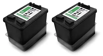 Eurotone 2x Tintenpatrone kompatibel mit HP 21XL Schwarz – Produktansicht 1