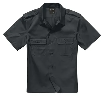 Obrázek produktu pro Pánské kraťasy Brandit Short Sleeves US Shirt black - M