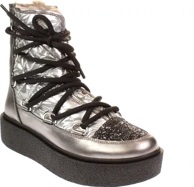 Immagine prodotto di Inuovo 31404 - Scarpe da donna - stivali - argento, Taglia:37 EU