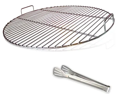 Produktbild von 304 Grillrost, rund, 54,5 cm mit Griff, geeignet für Holzkohlegrills mit 57 cm Durchmesser