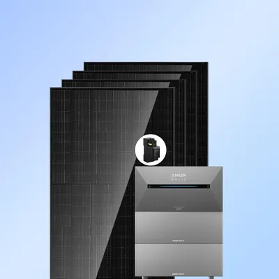 Produktbild von Balkonkraftwerk 1740W mit Anker All-in-One Lösung für Heimspeicher