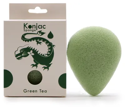 Obrázok produktu pre Špongia na tvár Konjac – zelená – ochranná