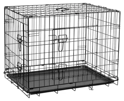 Produktbild von Rebel RA-1203 Metall-Hundebox, zusammenklappbar, Größe XL 91 x 60 x 67 cm