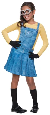 Produktbild von Minion Girl - Fasching Karnevalskostüm Kinder Kindergröße: 134-140