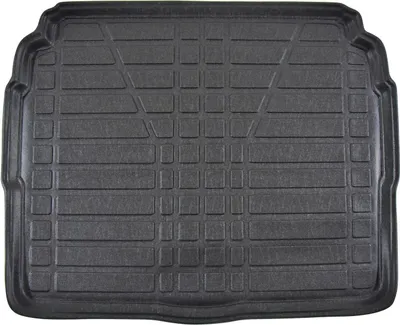 Image de Tapis De Coffre Sur Mesure Pour Opel Grandland X 2017-2024, Noir, Antidérapant, Bord Haut, Toutes Saisons