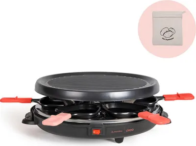 Produktbild von Raclettegerät für 6 personen 800w Livoo DOC307