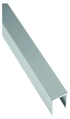 Produktbild von Tetzner & Jentzsch Steckzaunsystem TJÖRN U-Profil 24,8 x 40 x 1761mm Silber Alu-Abdeckleiste