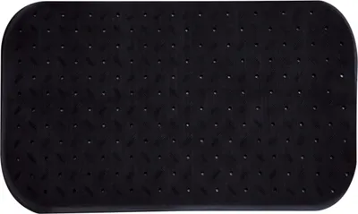 Zdjęcie produktu dla MSV premium mata pod prysznic mata do kąpieli mata do kąpieli antybakteryjna antypoślizgowa z przyssawkami - czarna - pachnie różami - ok. 36 x 65 cm - można prać w temperaturze 60 stopni