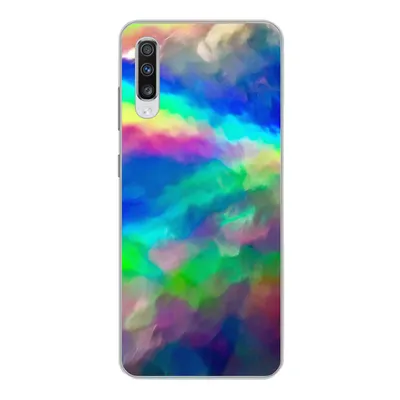 Produktbild von MuchoWow® Handyhülle Schutzhülle Hülle für Samsung Galaxy A70 Aquarell - Kunst - Psychedelisch Silikon Softcase Handy Hülle - Schutzhaube