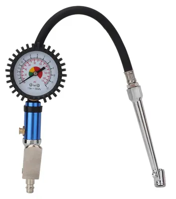 Productafbeelding van Bandenspanningspistool, Bandenspanningsmeter, 0-12 Bar Zelfklemmend