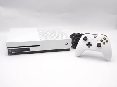 Produktbild von Microsoft Xbox One S Konsole 500 GB Weiß + Orig. Controller