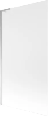 Produktbild von Mexen Next L Badewannenwand 1-flügelig 100 x 150 cm, Milchglas, Chrom - 895-100-000-03-30-01