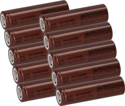 Produktbild von 10x LG Chem 18650HG2 Akku 3000mAh (6C) 3,6V Format LiNiMnCoO2/20A