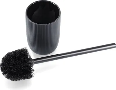 Obrázok produktu pre ZELLER WC kefa čierna keramika 10x36,5cm