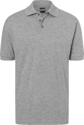 Produktbild von Hochwertiges Polohemd mit Armbündchen grey-heather, Gr. M