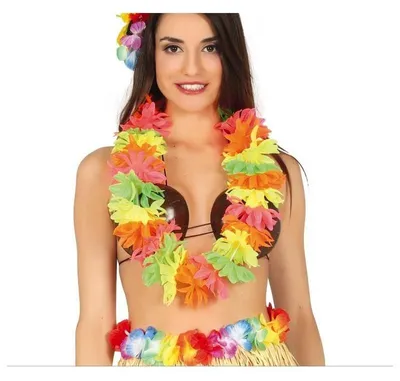 Obrázek produktu pro Funny havajský náhrdelník zářící karneval 2026 červená