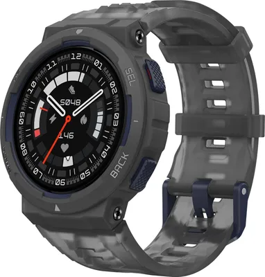 Produktbild von AMAZFIT SMARTWATCH ACTIVE EDGE MIDNIGHT 1.32',Bluetooth, BioTracker,Sensor,Satellit, 10ATM, Android