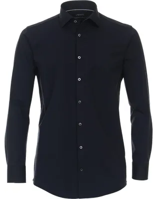 Produktbild von Venti - Modern Fit - Herren Langarm Hemd Jerseyflex (123963800), Größe:40, Farbe:Blau (102)